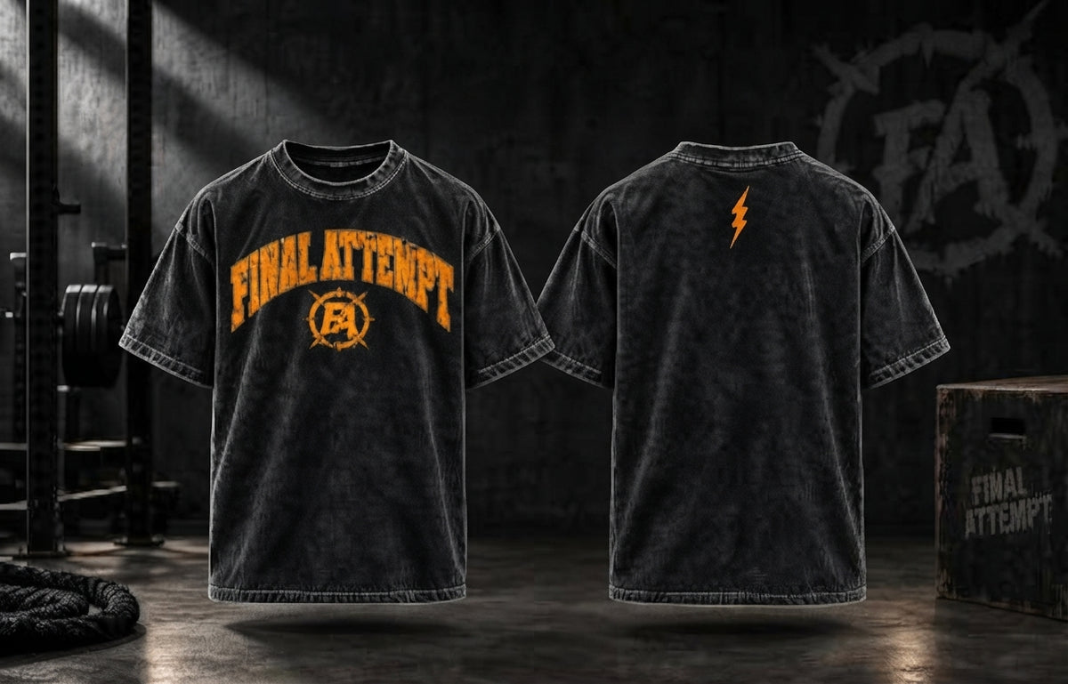 Final Attempt Oversized Tee