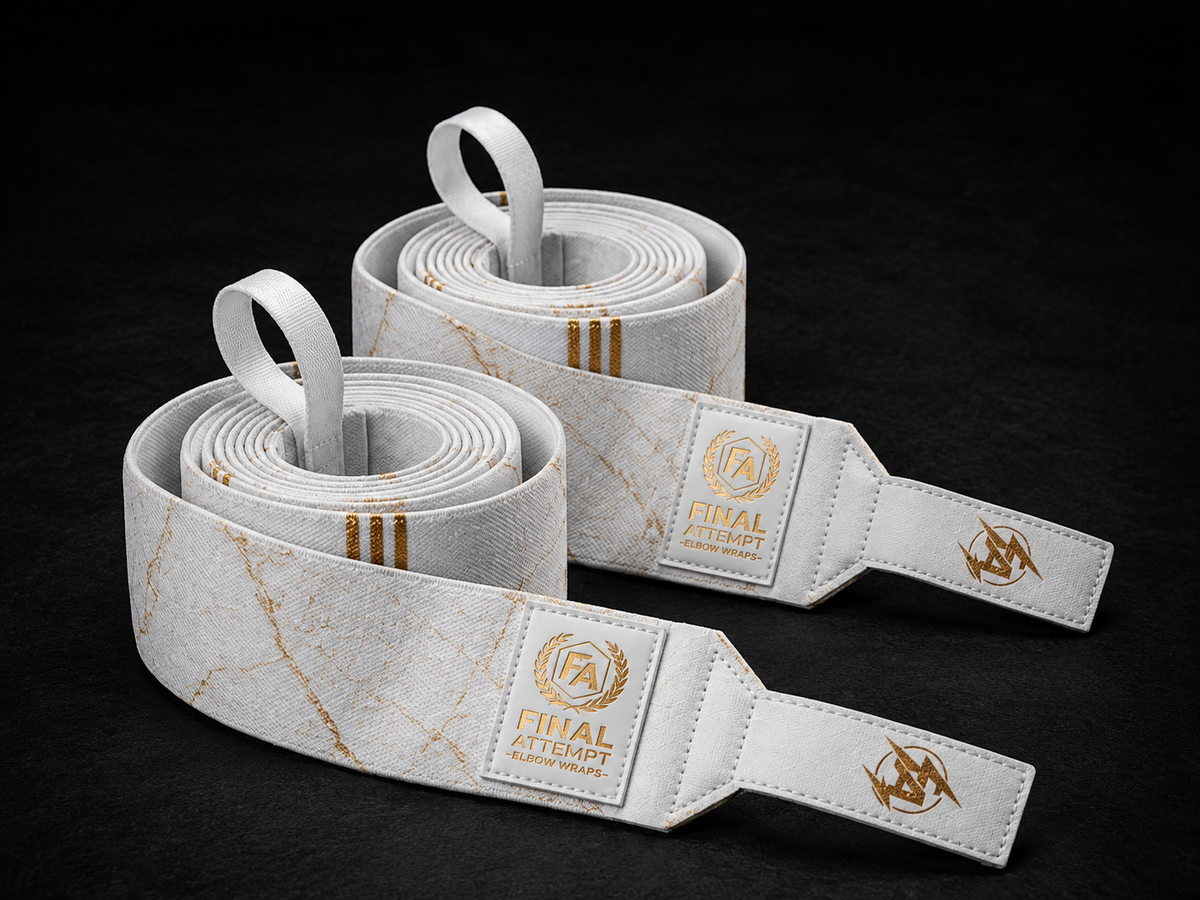 Final Attempt Elbow Wrap 2.0 - White - COMING SOON